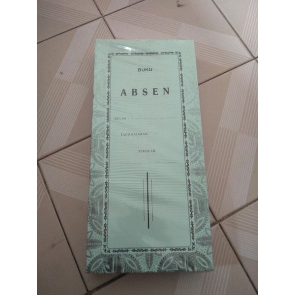 

Buku Absen Siswa - Buku Absensi Buku Hadir