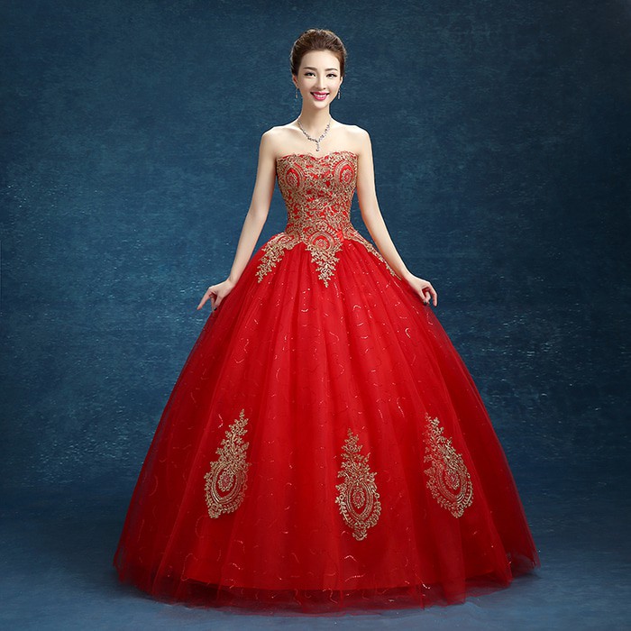 Gaun Pengantin 0130118 Merah Wedding Gown Wedding Dress