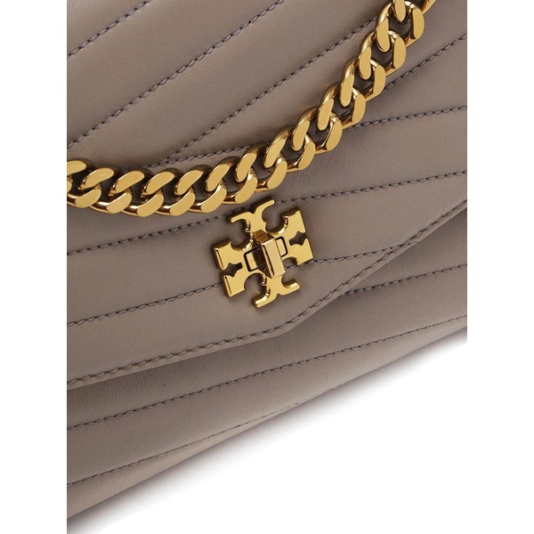 Tory Burch Kira Chevron Top Handle Satchel - Grey Heron