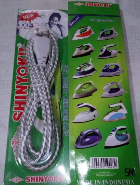 Kabel Setrika / Gosokan Gepeng Shiyoku 1,8 Meter