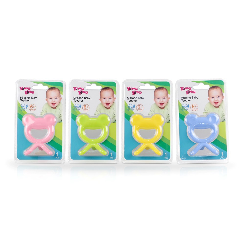 Young Young Silicone Baby Teether 6m+ (Tersedia varian warna)