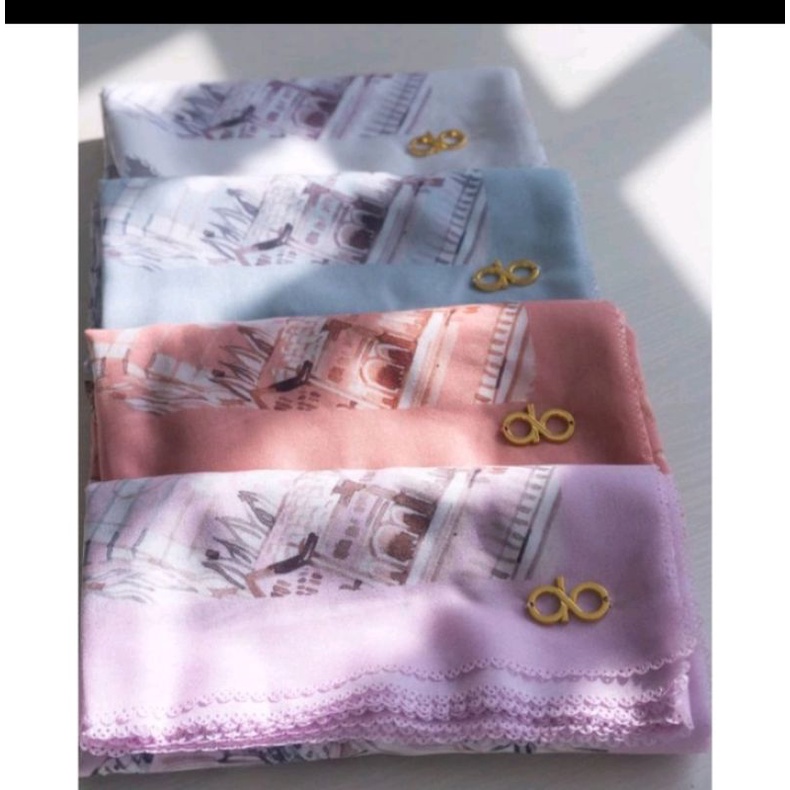 Label Hijab Jahit BUTTONSCARVES XANADU RIA MIRANDA / BROS DONNA SCARVES