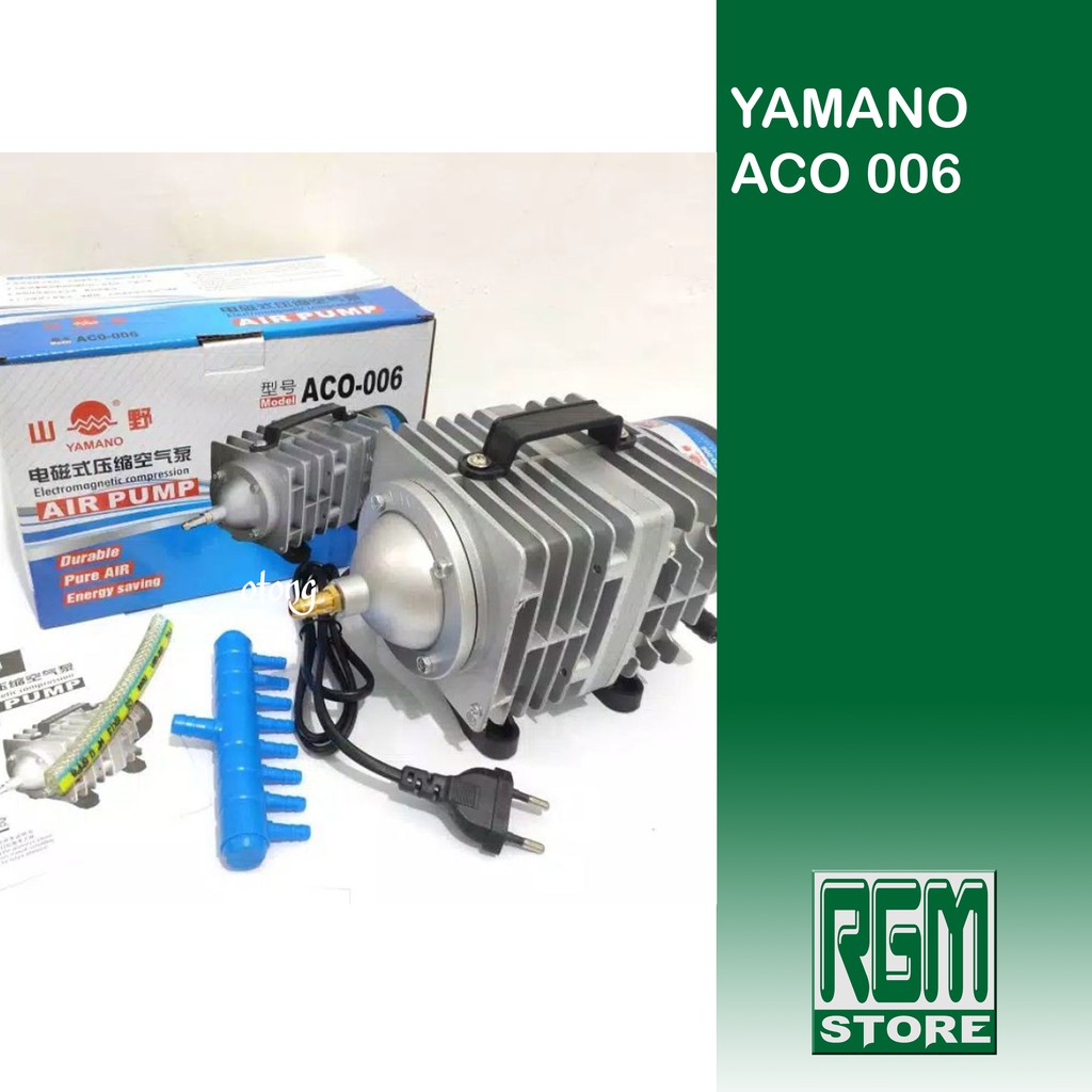 Yamano aco006 aco 006 mesin gelembung udara aerator kolam aquarium