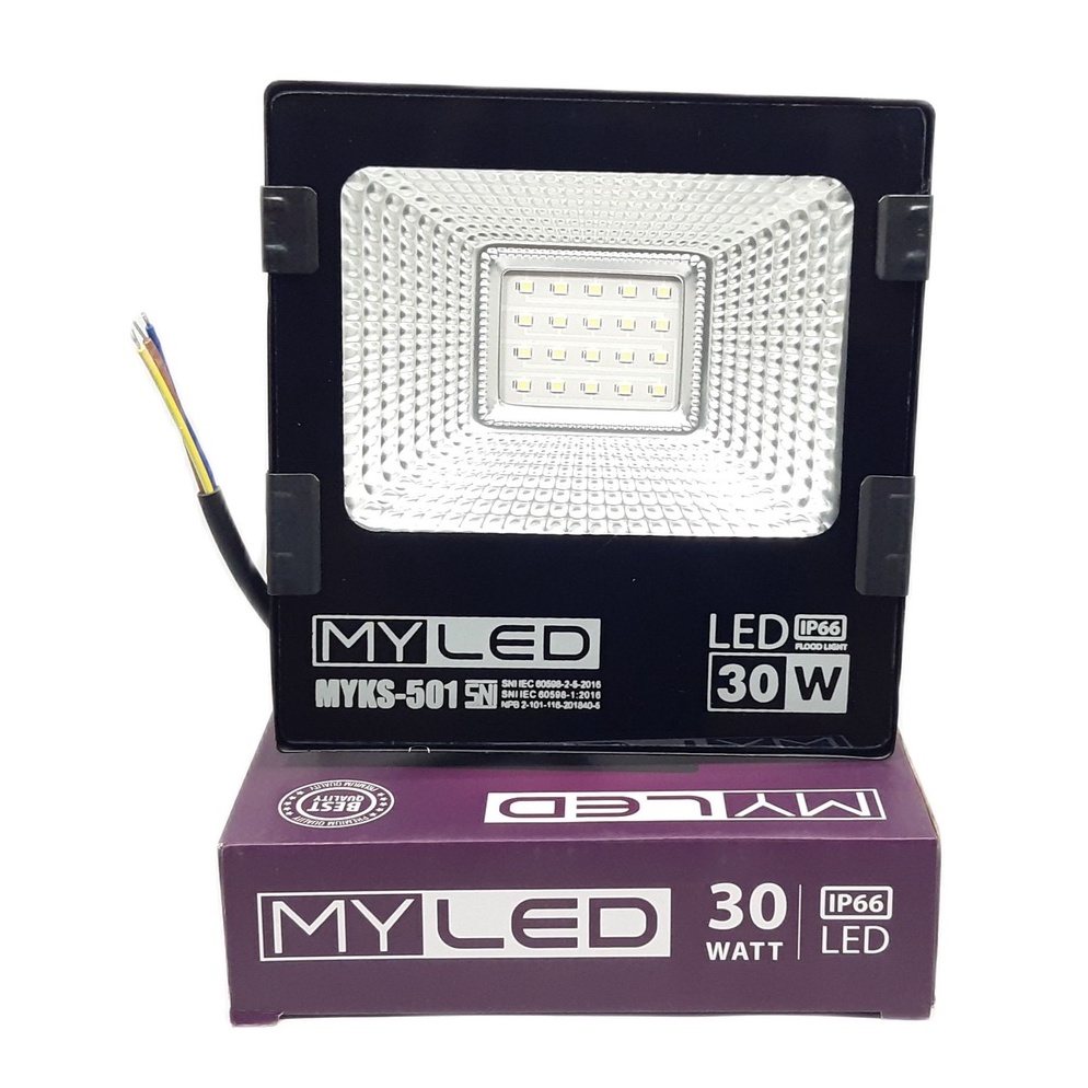 MYLED Lampu LED Sorot / Lampu Tembak Flood Light 30 Watt