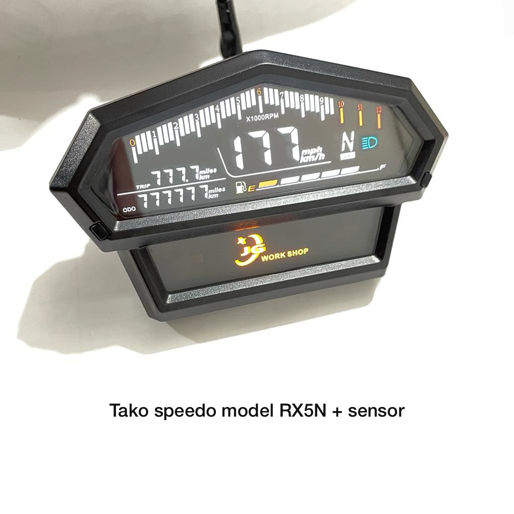 SPIDOMETER RPM DIGITAL MODEL KOSO RX5N MOS SPIDO HIGH QUALITY