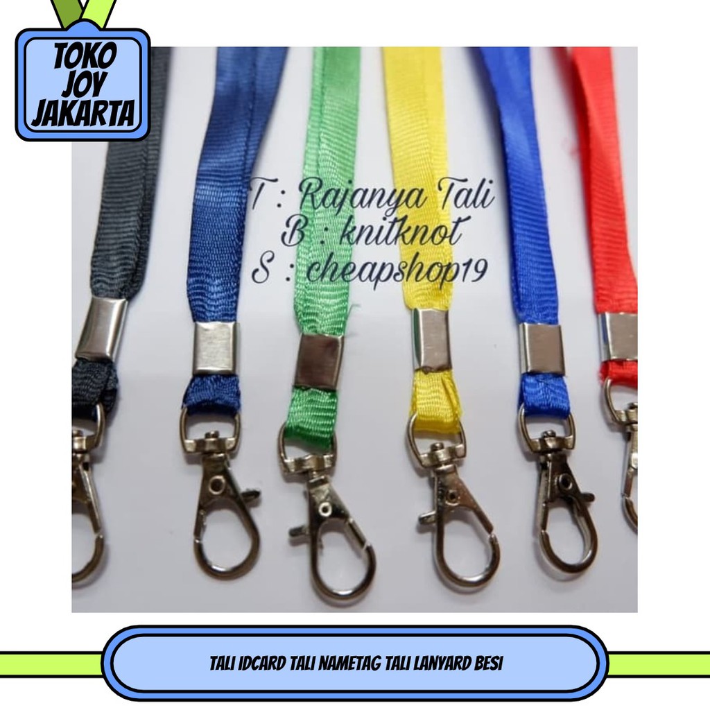 

tali idcard tali nametag tali lanyard besi