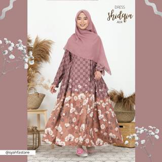 Shidqia Dress Gamis  Zizara  Shopee Indonesia