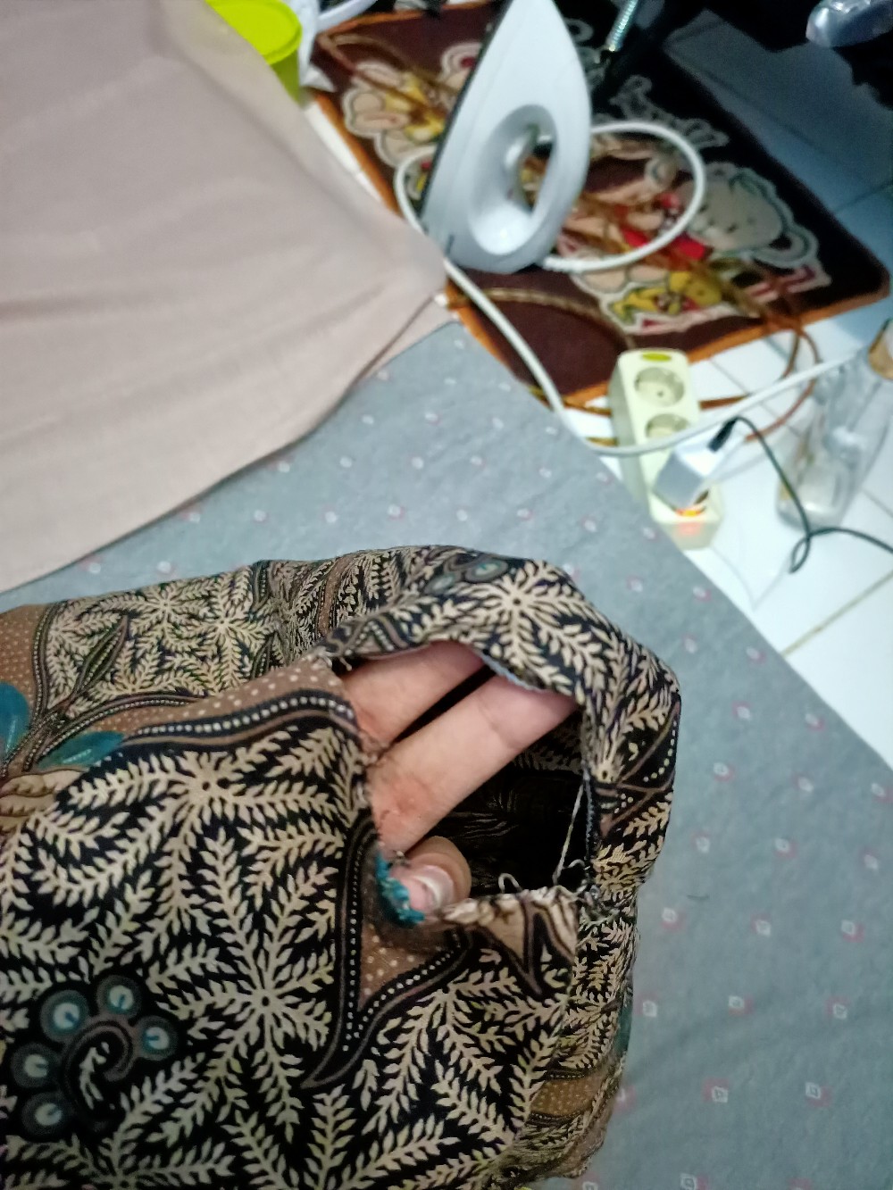 Batik Wanita Asj Sa Hrb026 Kenongo Kemeja Tosca Pendek