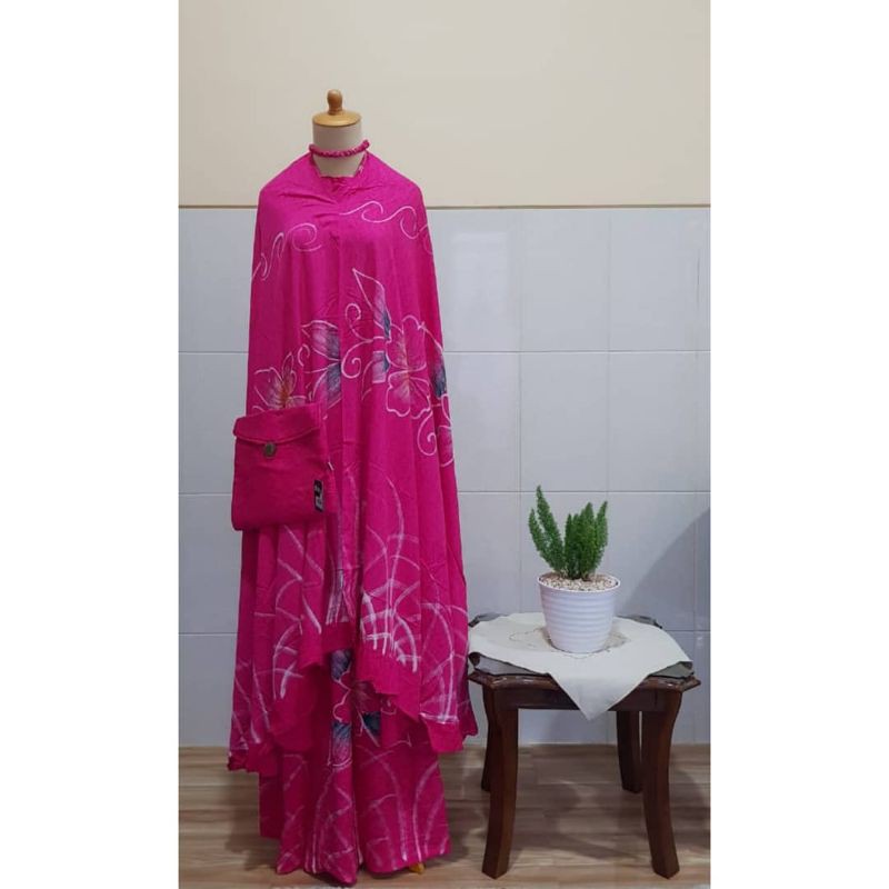 Mukena LUKIS WARNA by Huza batik