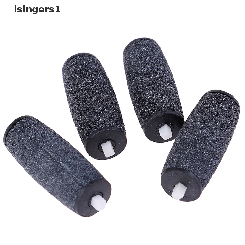 (lsingers1) 4pcs / Set Kepala Roller Amplas Kaki Elektrik Pengganti Untuk Pedicure