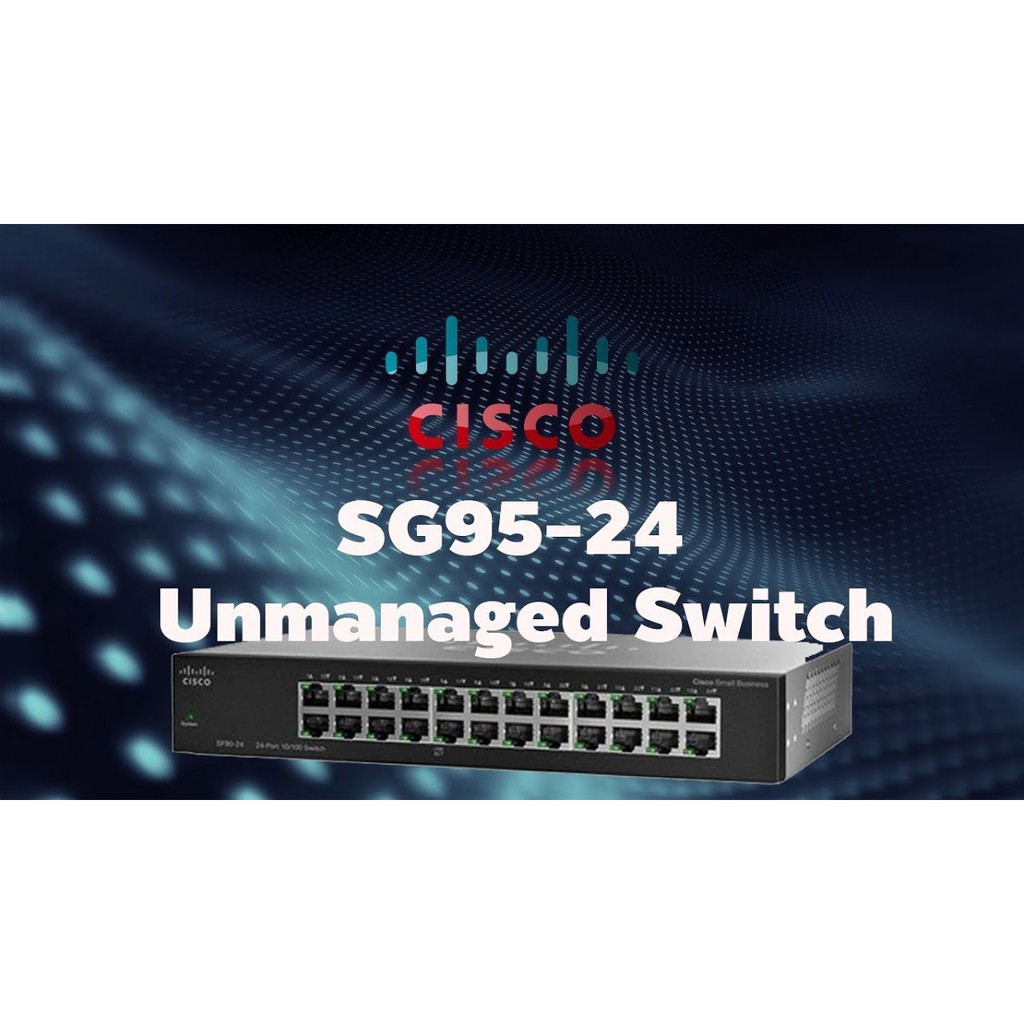 Cisco SG95D-08 : 8 Port Gigabit 10/100/1000Mbps Unmanaged Switch Plastic Case