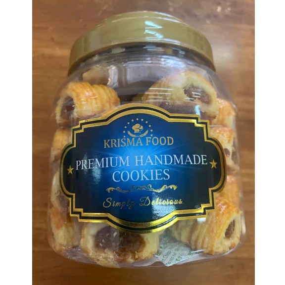 

Krisma Food Premium Handmade Cookies Nastar Klasik Wijsman Butter Kue Nastar 320 gram