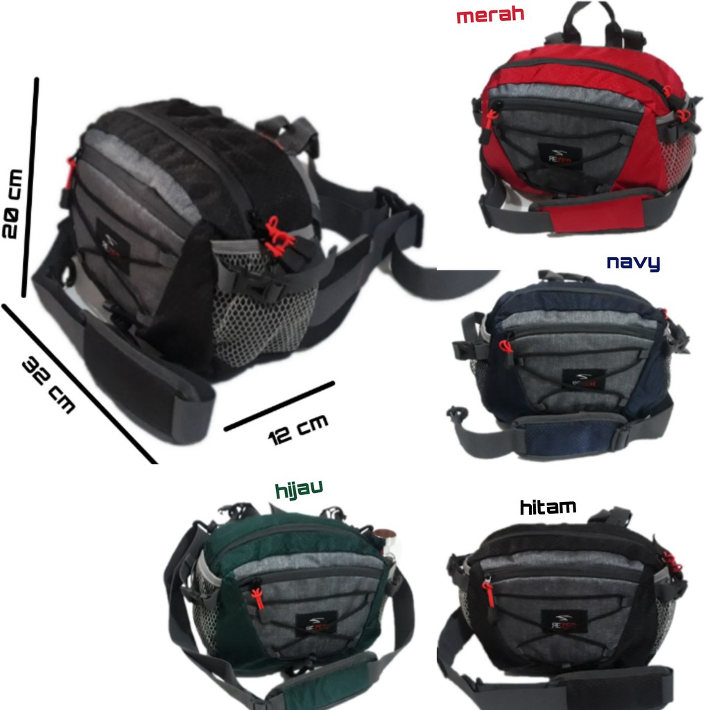 TAS SELEMPANG PRIA WAIST BAG TRACKING PRIA WAIST BAG OUTDOOR TAS MASA KINI