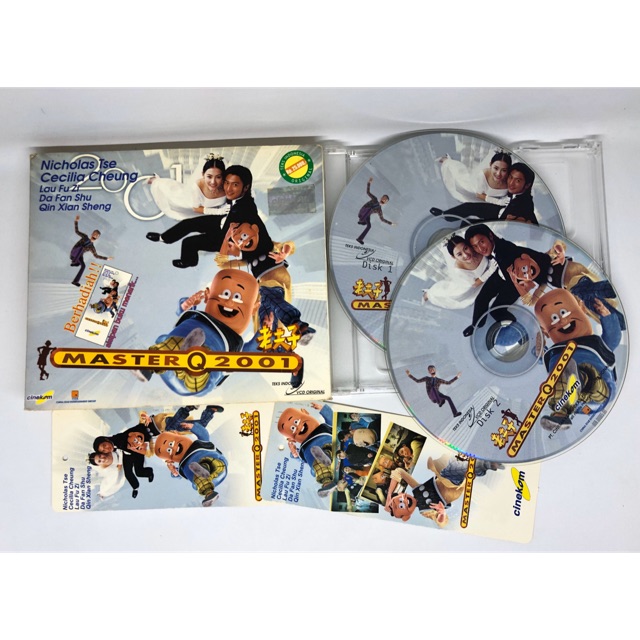 VCD Film Master Q - Nicholas Tse & Cecilia Cheung Original Movie Mandarin Hong Kong Chinese China