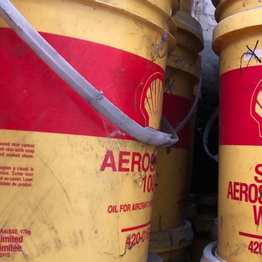 Shell Huile AeroShell 100 Pail 20kg PREMIUM - Oli Pesawat