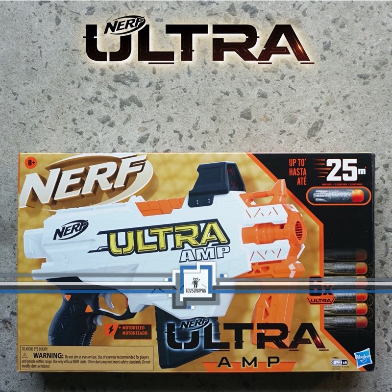 Nerf Ultra AMP Automatic Motorized Blaster with Magazine