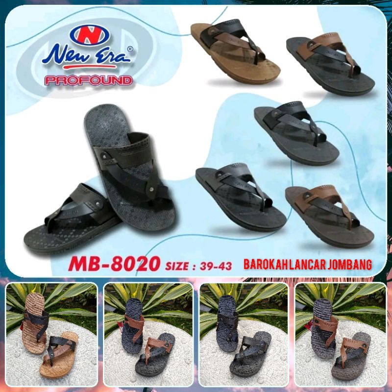 SANDAL KARET NEW ERA MB E 8020 / 7019 SIZE 39-43 100% ORIGINAL