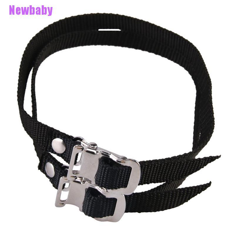 (Newbaby) 1pc Strap Pedal Sepeda Dengan Klip Jari Kaki