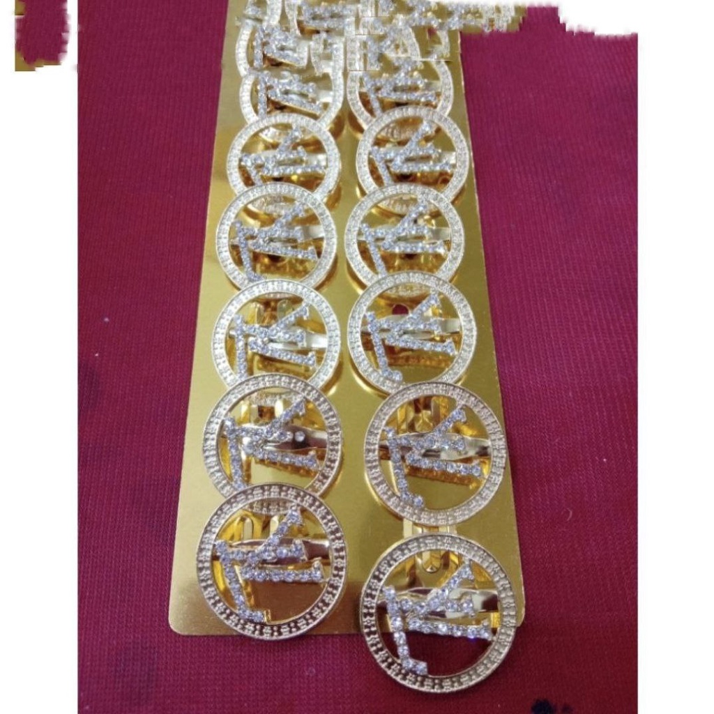 Bros Dagu Bross Dada Bros Hijab Kristal L Lingkar Brooch Pin