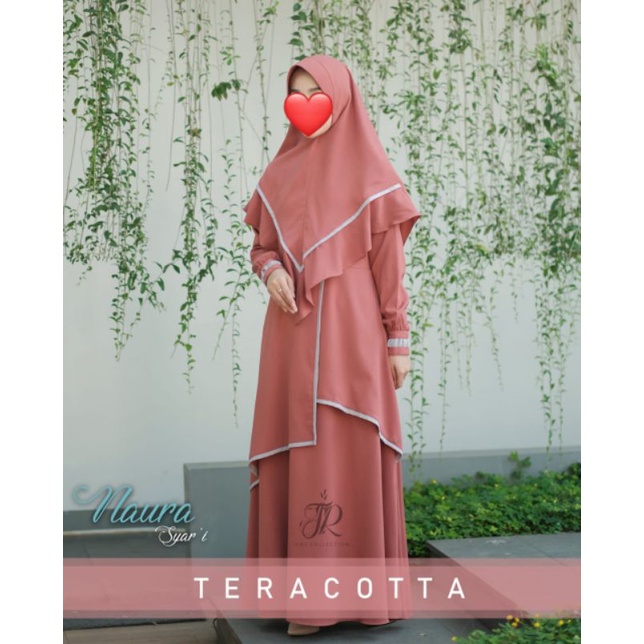 Gamis Naura Syar'i set Hijab