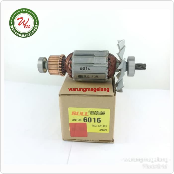 Angker Armature Bull For Mesin Bor Drill 16mm Makita 6016