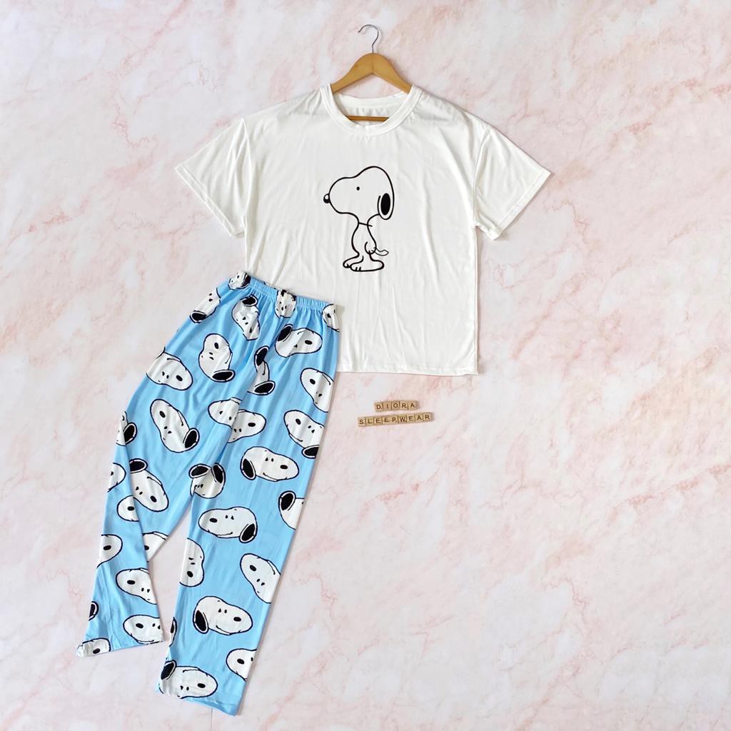 SNOOPY KAOS CELANA PANJANG BANGKOK PAJAMAS Shopee SNOOPY KAOS CELANA PANJANG BANGKOK PAJAMAS Shopee