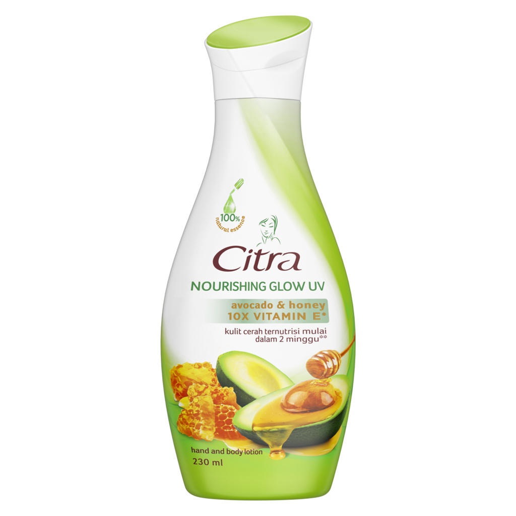 Citra Nourishing Glow UV Avocado &amp; Honey Hand Body Lotion