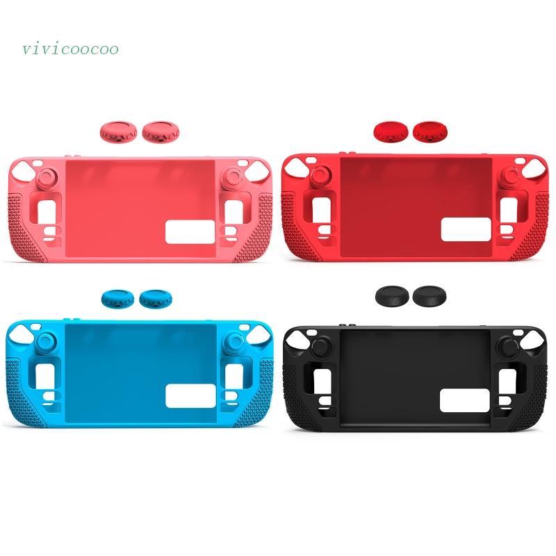 Vivi Soft Case Cover Penyimpanan Konsol Game Steam Deck Portable Untuk Travel