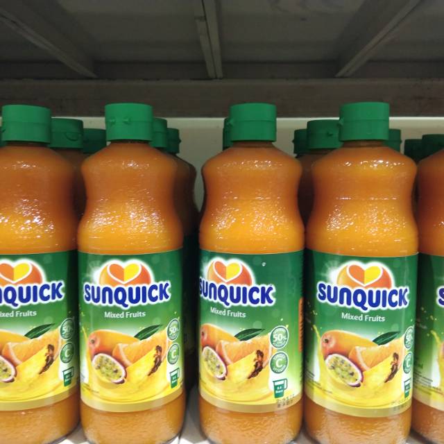 

Sunquick jumbo orang atau mixed fruits 840ml