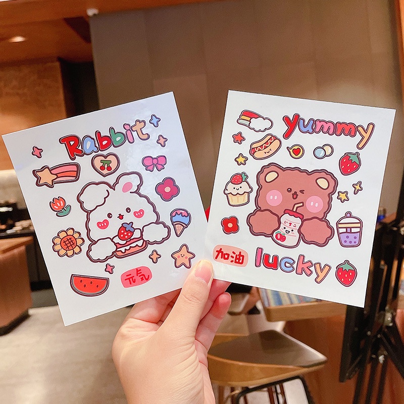 Stiker Motif Kartun Untuk Dekorasi Case Handphone