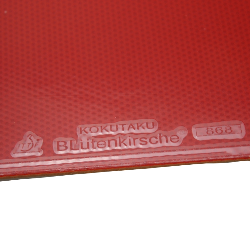 Ittf KOKUTAKU 868 bat Tenis Meja / Ping Pong Bahan Karet Warna Merah / Hitam