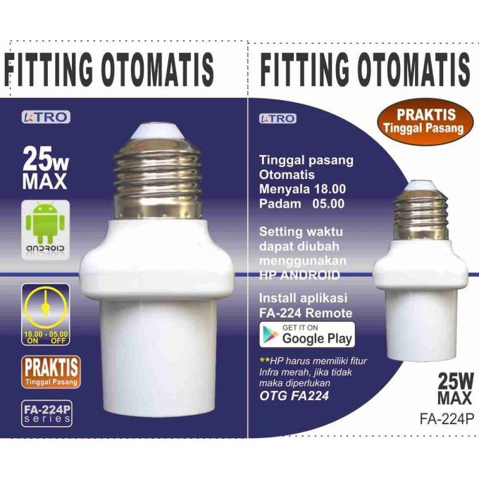 Fitting Lampu dengan Timer Otomatis NEW...