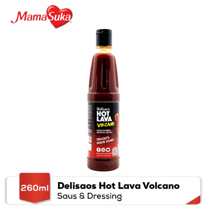 

sambal-aneka- bundling paket duo volcano - mamasuka delisaos hot lava volcano 260 -aneka-sambal.