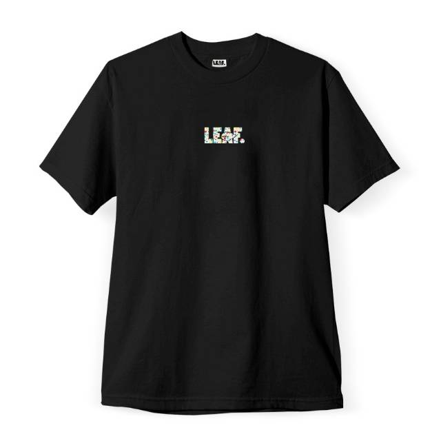 TSHIRT LEAF KUSUMA BLACK