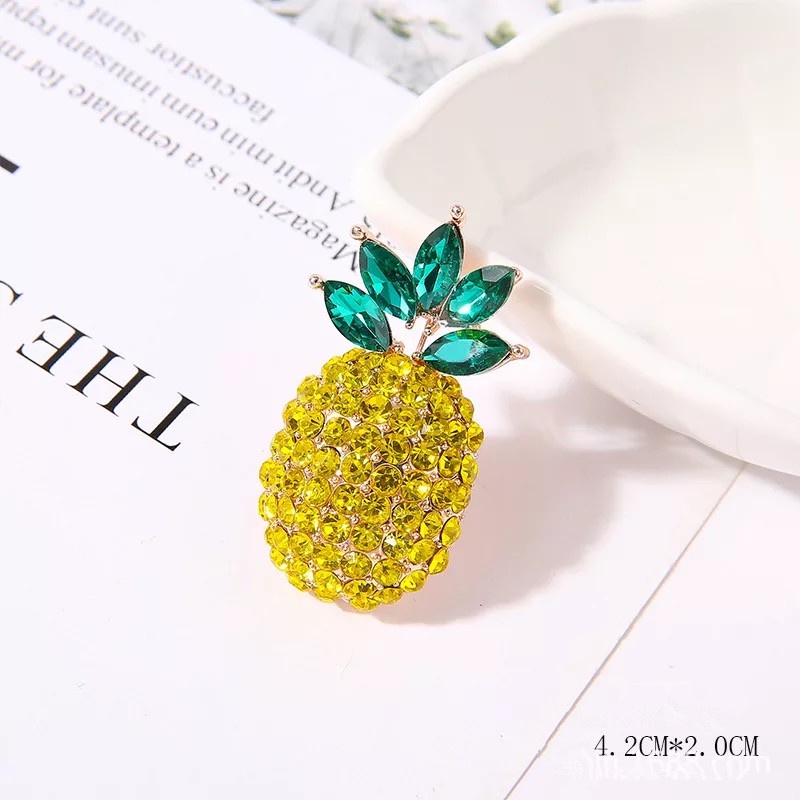 Ins Kepribadian Shiny Bros Berlian Imitasi Rusa Merak Bros Mutiara Unisex Bros Aksesoris indah-33#