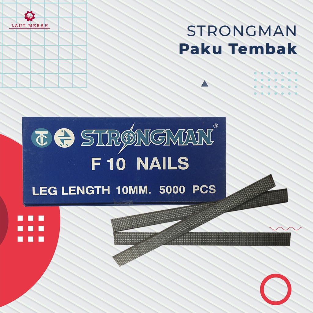 Isi Refill Staples Paku Tembak Strongman F10 F12 F15 F20 F25 F30