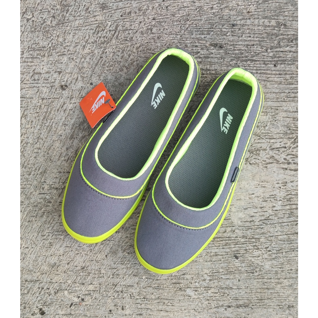 SEPATU WANITA SLIP ON TERBARU 05 ABU STABILO/SEPATU SLIP ON WANITA/SEPATU FLAT/SEPATU BALLERINA