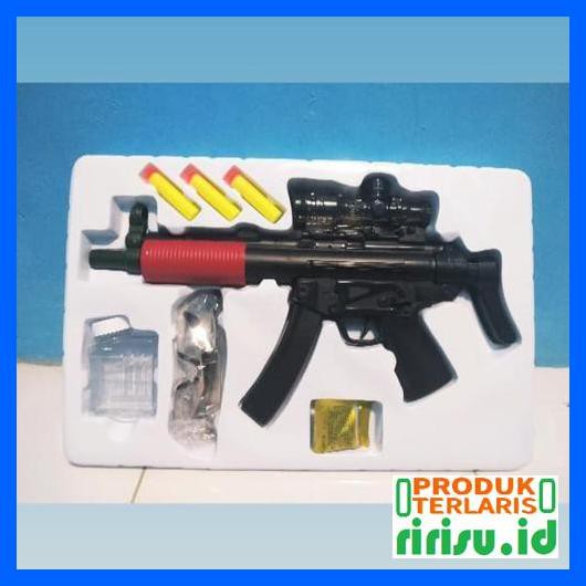 Terlaris- Tembakan Busa Dan Gel Nerf Gun Tipe Mp5 6Ergty6-