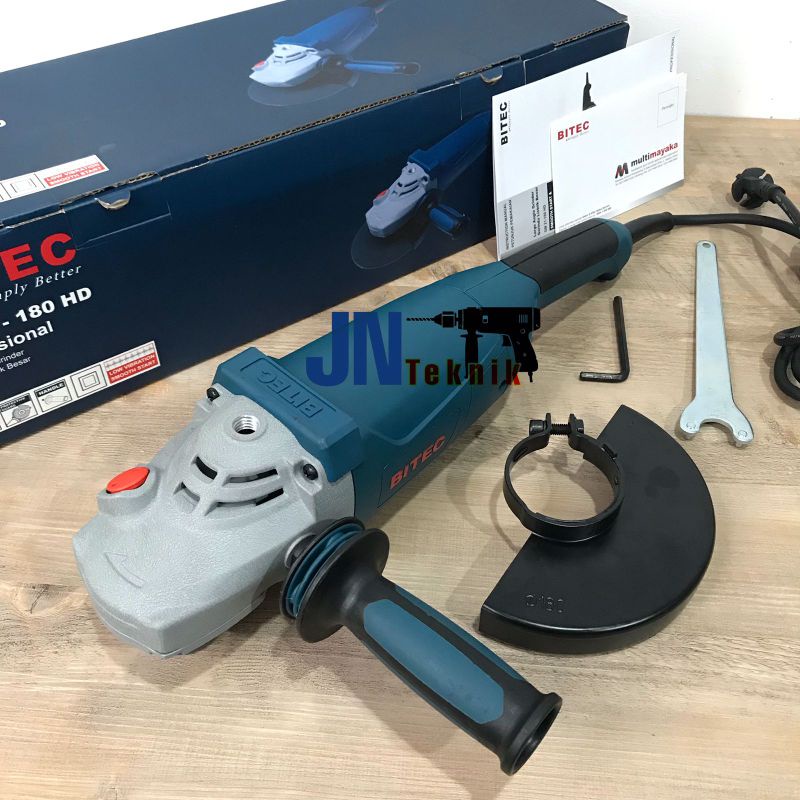 MESIN GERINDA TANGAN 7 INCH  BITEC GM 21-180 ANGLE GRINDER 7 INCH BITEC GM 21-180