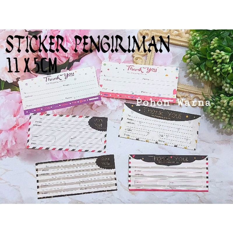 STICKER PENGIRIMAN/ LABEL PENGIRIMAN
