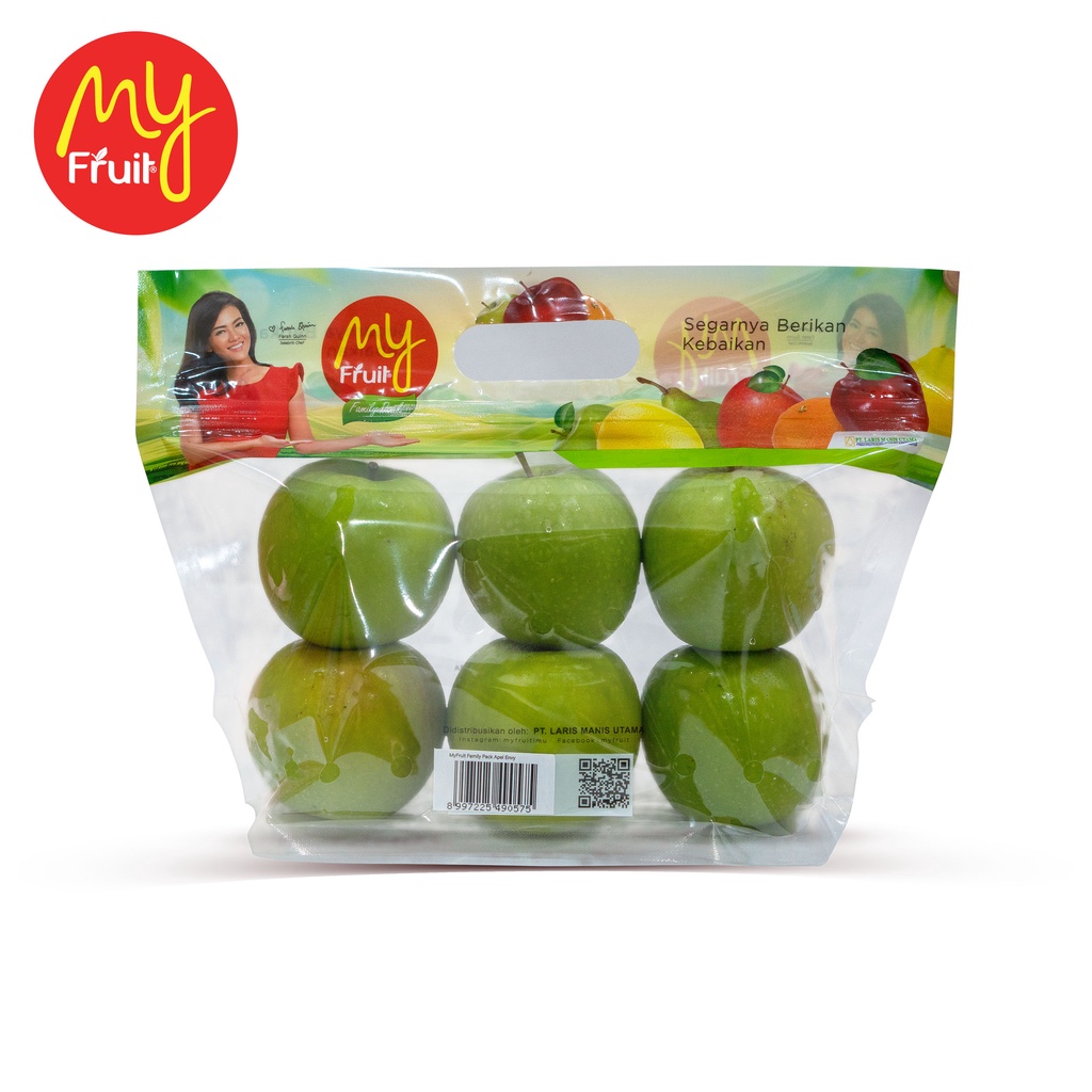 

My Fruit Family Pack Apel Granny Smith Hijau New Zealand 800 gr