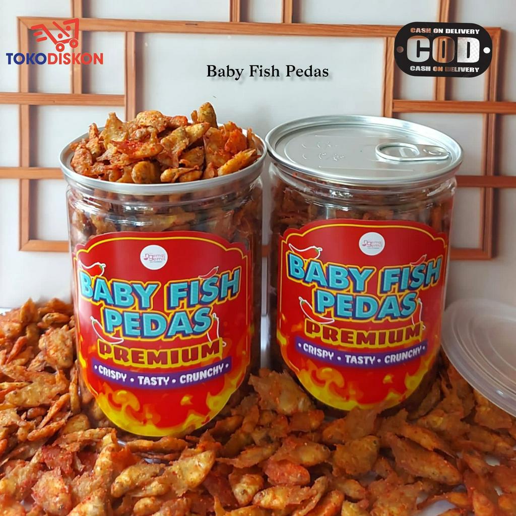 

Can Snack Baby Fish Bumbu Pedas Cemilan Ikan Crispy Pedes Kualitas Premium