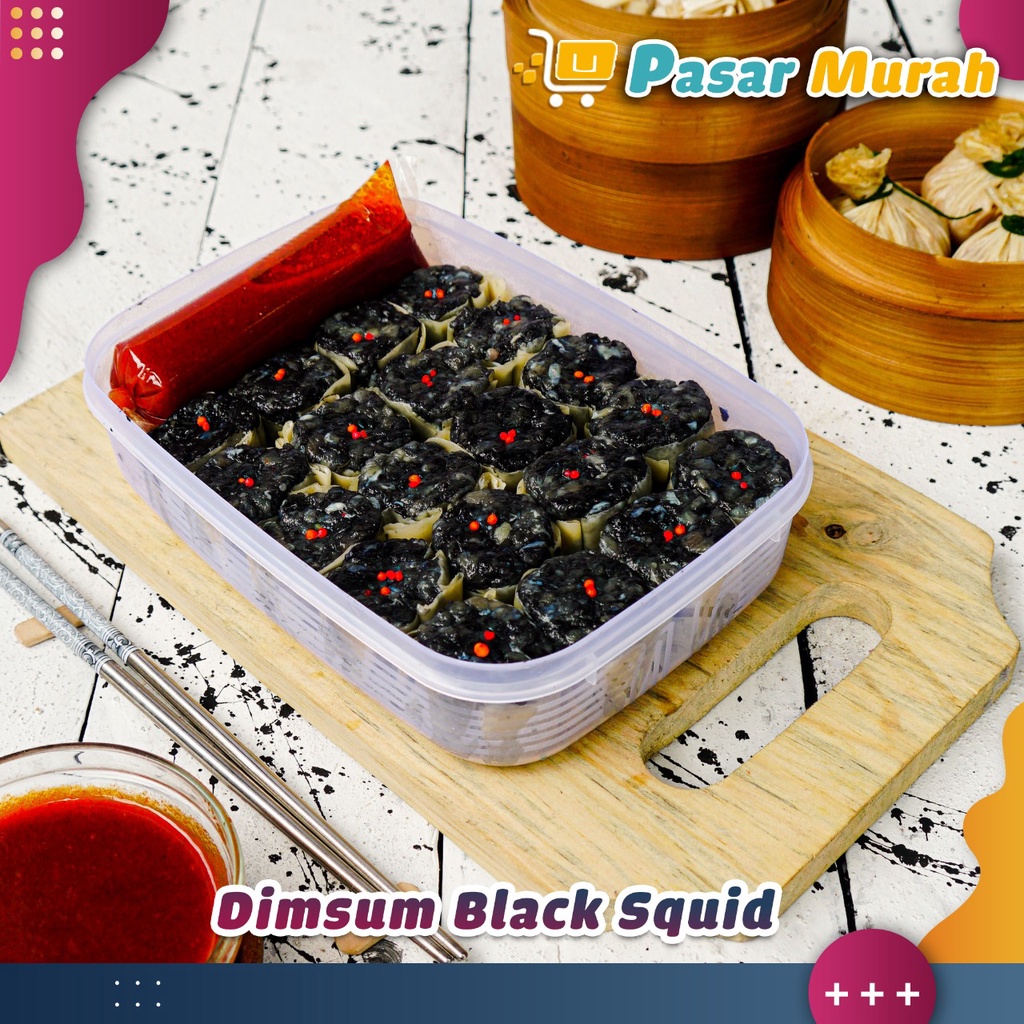 

DIMSUM FROZEN BLACK SQUID (PREMIUM) ISI 20/BOX - DISTRIBUTOR DIMSUM MEDAN