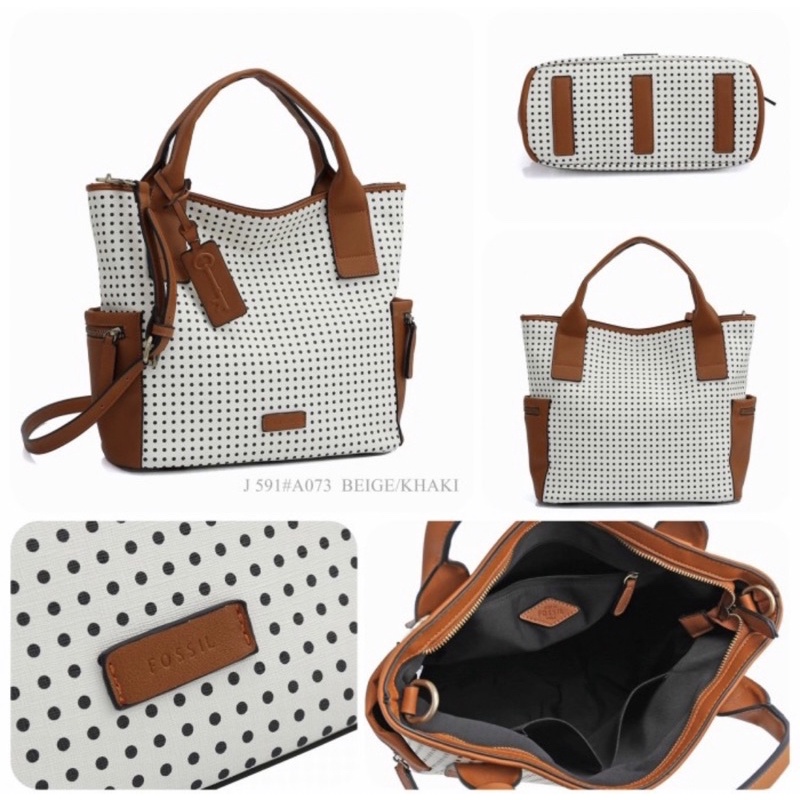 TAS WANITA BRANDED IMPORT/TAS WANITA FOSSIL EMERSON 591#A073/TAS KANTOR