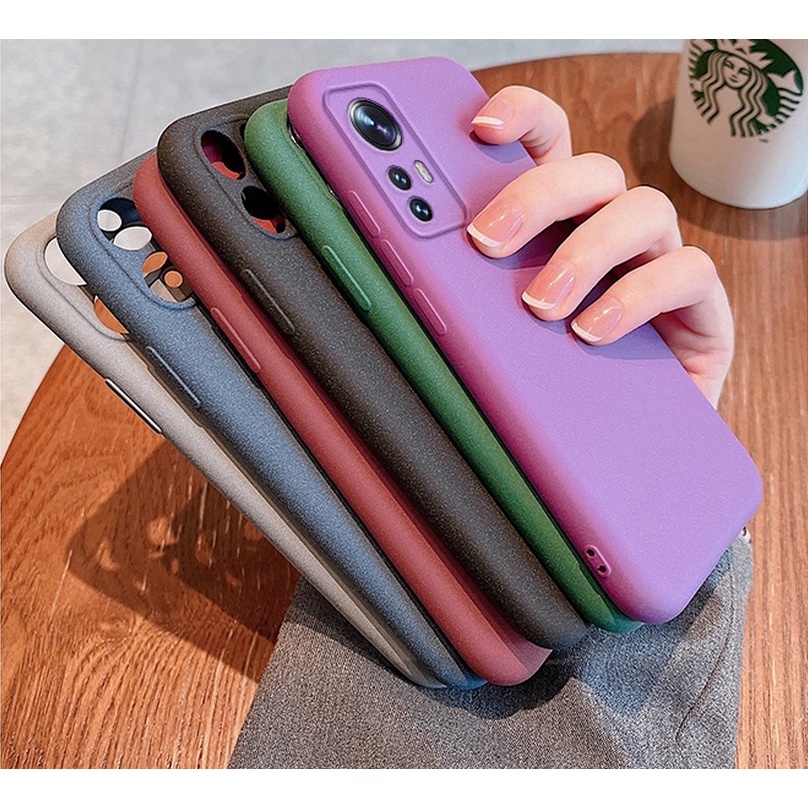 Soft Case Xiaomi Mi 12 Xiaomi 12 Pro Xiaomi 12 Lite Xiaomi 12 Ultra Slim Matte Silicon Sandstone