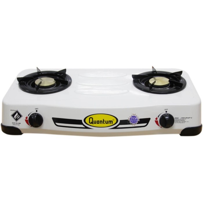Kompor Gas Quantum 2 tungku QGC 201 DMPC ( KHUSUS GAS ALAM )