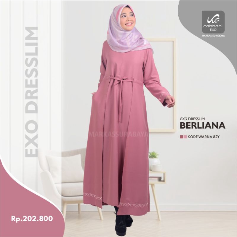 EXO DRESSLIM GAMIS BERLIANA RABBANI ORI MURAH