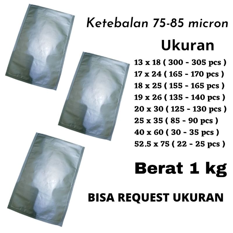 Sachet Kemasan Aluminium Foil Kemasan Sachet 20 Kg