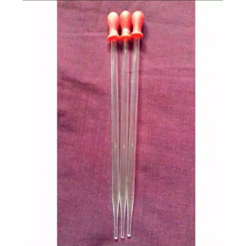 5 pcs Pipet tetes kaca 20 cm