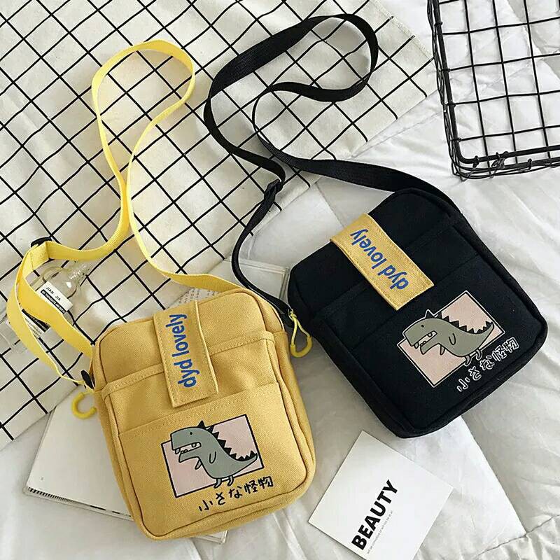 TAS SELEMPANG MINI WANITA KARAKTER DINI CASUAL STYLISH GAYA TERBARU 2020 MULTIFUNGSI POPULER REMAJA